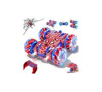 Kssvzz Coche Teledirigido Spider,2.4Ghz Monster Truck con Control Manual y Luces,360° Rotación Coche RC de Doble Cara,4WD Coches Teledirigidos para Niños 3 4 5 6 7 8 Años,Regalos Cumpleaños Navidad