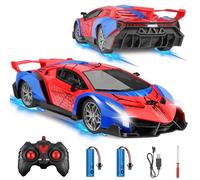 Kssvzz Coche Teledirigido Spider,2.4Ghz Radiocommandée Coche Radiocontrol con Luces,1/18 Juguetes Niños 3 4 5 6 7 8 9 Años Juego al Aire Libre Interior Coche RC,Regalo Cumpleaños Niño Niña