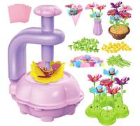 Kssvzz Manualidades Niños 4 5 6 7 8 9 10 Años, Juguetes Niñas para 3+ Años, Juguete Mercado Flores Kit para Crear Ramos Manualidades, Regalo de cumpleaños, Navidad 5 6 7 8 Años
