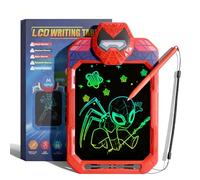 Kssvzz Spider Pizarra Magica Infantil, 10'' Borrable LCD Tableta Escritura con Bloqueo, Juguete Regalos Cumpleaños y Navidad para 4 5 6 7 8 9 Años Niño y Niñas, Juegos Educativo para Niños 3-12 Años