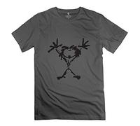 KST Camiseta de Pearl Jam, de Hombres, de manga corta, de algodón dorado DeepHeather L