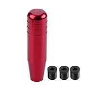 KSTE Aleación de aluminio universal del coche Manual Gear Shift Knob palanca de cambios Palanca 13cm Rojo