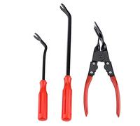 KSTE Alicate de extracción de clip - Alicates de clips de panel de puerta de coche 3pcs, Alicates de abrazadera tubo de manguera flexible, Herramienta reparación de extractor de sujetador de extracci