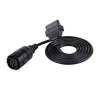 KSTE Cable de diagnóstico del Conector del Adaptador de la Motocicleta - Adaptador de Conector del Cable de diagnóstico OBD2 de 10 a 16 Pines for la Motocicleta ICOM-D