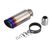 KSTE Escape Moto,51mm Terminales de Escape para Coche,Silenciador de Escape,Universal Trasero Tubo para Motocicletas de 51mm de Diámetro(KTtM Kawwasaki Yam-maha Hon-nda BMmW Suz-zuki)