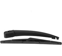 KSTE Juego de Limpiaparabrisas Y Brazo Trasero del Automóvil, Caucho Silencioso Parabrisas Trasero Ventana del Coche de Limpiaparabrisas con Cuchilla para Fo-ord Fiesta MK6 MK7 ST150 02-08