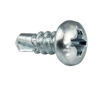 KSTEX Wkret-met - Tornillos de metal (3,5 x 9,5 mm), color negro