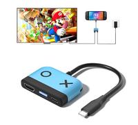 Kstkry Switch Dock para Nintendo Switch 2, estación de acoplamiento portátil de repuesto para TV HDMI 4K/60HZ, puerto USB 3.0 y carga USB C, compatible con Nintendo Switch/Switch 2 Steam Deck y más