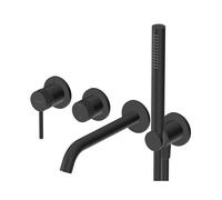 Ksuro 01 grifo de bañera y ducha empotrado negro 13001030