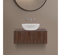 Ksuro 02 encimera sobre armario 80.3x46.9 cm nogal 53003060