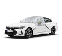 kswiown Cubierta para Parabrisas Compatible con BMW 3 Series, Protector Antinieve y Anticongelación para Ventana Delantera con Banda Reflectante, Espesar para Mantener el Calor