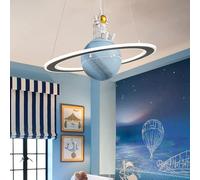 ksxnkhk Accesorios para Relojes, enrollador de Luces LED, lámpara Colgante Negra, Accesorios de iluminación, Anillos de 56 W, Luces Colgantes de Interior para Comedor, Dormitorio, Entrada
