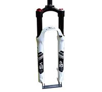 ksxnkhk Horquilla Delantera para Bicicleta de montaña de 26, 27,5 y 29 Pulgadas, con Doble cámara de Aire y Control de Hombro, Freno de Disco de 1-1/8"