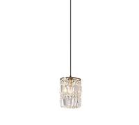 ksxnkhk Lámpara Colgante de Cristal, Moderna lámpara de Techo con Acabado en latón Cepillado, lámpara Colgante, lámpara de araña para sobre Fregadero de Cocina, iluminación para Sala de es