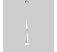 ksxnkhk Lámpara Colgante de Techo LED de Tubo Largo en Miniatura Dorada, lámpara Colgante de acrílico Negro Moderna, lámpara Colgante Lineal cromada para vestíbulo, Escalera, mesita de noc