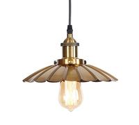 ksxnkhk Lámpara Colgante Industrial de araña con Pantalla de Metal, Estilo Vintage, de Techo, de latón.