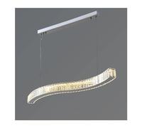 ksxnkhk Lámpara de araña de Cristal de Lujo Moderna con Luces LED Plateadas para Sala de Estar, Comedor y Dormitorio, iluminación Colgante de Techo.