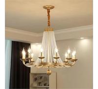 ksxnkhk Lámpara de araña de Cristal, Ideal para Decorar Salas de Estar, dormitorios y comedores, una lámpara romántica, cálida y Lujosa para el hogar. Lámparas Colgantes de luz Natural de