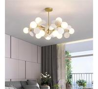 ksxnkhk Lámpara de Techo LED Moderna de acrílico Blanco, Ideal para Dormitorio, Sala de Estar y Comedor, iluminación Decorativa para el hogar, Luces Colgantes para vestíbulo, diámetro vari