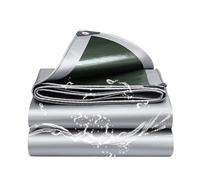 ksxnkhk Lona Impermeable y Resistente de 8 pies x 12,4 m (8 pies), Lona de plástico Grande con Ojales, Lona Gruesa de 12 milésimas de Pulgada para el Suelo, Cubierta de PE Multiusos para t