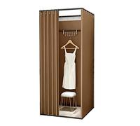 ksxnkhk Portable Square Dressing Room,Fitting Room with Shading Curtain,Removable Fitting Room,Foldable Mall Simple Changing and Display Rack,Easy to Assemble Disassemble Privacy Tent