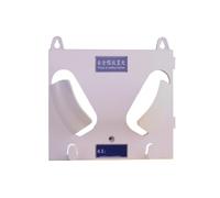 ksxnkhk Supporto per Casco da cantiere, armadietto a Muro per riporre il Casco, supporto fisso multifunzionale flessibile per cappelli/caschi di sicurezza (Bianco)