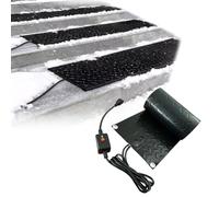 ksxnkhk Tappetini antiscivolo per lo scioglimento Della Neve da esterno, tappetino in Gomma riscaldato Nero per ingressi invernali, tappetini riscaldanti per tetti, Scale, passerelle, Port