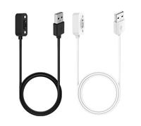 Ksywydu 2 Piezas Cable de carga USB magnético para reloj inteligente Xplora X6 Play y X6 Pro, cargador portátil de repuesto con conexión magnética segura, compatible con relojes, negro y blanco 1M