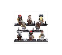(KSZ 515) Conjunto de minifiguras de Piratas del Caribe - Colección de bloques de construcción de 8