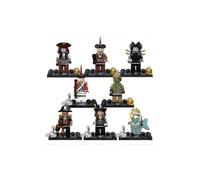 (KSZ 518) Set de minifiguras de Piratas del Caribe - Colección de bloques de construcción de 8 piezas