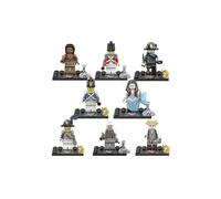 (KSZ722) Set de minifiguras de Piratas del Caribe - Colección de bloques de construcción de 8 piezas