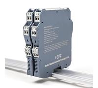 KSZHZYMGX 1 Unidad de convertidor de señal de Corriente a Voltaje de 18-32 V CC, 2 Cables, Varios Canales, aislador de señal analógica con Sistema PLC DCS(Input 0-10V,Output 0-10V)