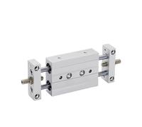 KSZHZYMGX Cilindro de Aire comprimido STMB10 de 16, 20 y 25 mm con vástago de pistón Doble y Carrera Ajustable.(100)
