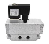KSZHZYMGX K25D-15 solenoide neumático de válvula Deslizante de inversión de Control electrónico único de Dos Posiciones y Cinco vías(AC22v)