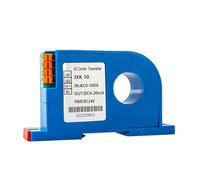 KSZHZYMGX Transmisor de Sensor de Corriente CC, 1 Unidad, Salida de 4-20 mA, 0-5 V, señal analógica, Entrada de 0-150 A, Orificio de 22 mm, Transformador de Corriente(25mm,DC0-10A_4-20MA_DC24)