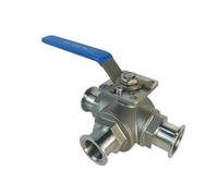 KSZHZYMGX Válvula de Bola de Tres vías KF16 KF25 válvula de Bola Manual dirección de Flujo Tipo T/L(L-KF16)