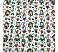 Kt KILOtela - Tela de Patchwork - Estampación digital - 100% algodón - Retal de 100 cm largo x 140 cm ancho | Frida Fashion - Multicolor - 1 metro