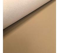 Kt KILOtela - Tela de Polipiel para Tapizar Sillas, Cojines, Asientos, Muebles, Tapicería, Forrar Objetos, Manualidades, Resistente a Desgaste, 50 cm Largo x 140 cm Ancho, Beige ─ 0,50 Metro