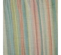 Kt KILOtela - Tela Decoración Digital, Viscosa, Lino, Tapizar, Cojines, Cortinas, Bolsos, Ancho 280 cm, Largo a Elección de 50 en 50 cm | Rayas Diana - Verde, Rosa