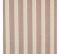 Kt KILOtela - Tela Loneta Resinada Hilo Tintado, Algodón Orgánico, Antimanchas, Impermeable, Lavable, Mantelería, Cojines, 140 cm Ancho, Largo a Elección de 50 en 50 cm, Rayas de 3,8 cm, Granate
