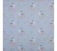 Kt KILOtela - Tela Patchwork Algodón, Estampación Digital, Costura, Manualidades, 50 cm Largo x 140 cm Ancho, Piratas, Gris ─ 0,50 metro