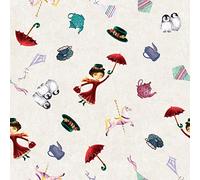 Kt KILOtela - Tela por metros de loneta estampada digital - Half Panamá 100% algodón - Ancho 280 cm - Largo a elección de 50 en 50 cm | Mary Poppins