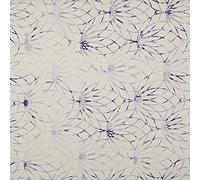 Kt KILOtela Tela por metros de loneta estampada digital - Half Panamá 100% algodón orgánico, Oeko-Tex Standard 100 - Ancho 280 cm - Largo a elección de 50 en 50 cm | Floral Agave - Morado, lila, beige