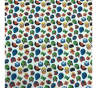 Kt KILOtela - Tela por Metros de Patchwork - Estampación Digital - 100% algodón - 140 cm Ancho - Largo a elección de 50 en 50 cm | Superhéroes - Multicolor, Blanco