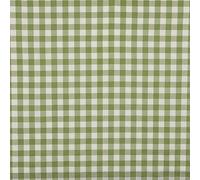 Kt KILOtela - Tela por Metros Loneta Hilo Tintado, Cuadros Vichy, Decoración, Cojines, Tapizar, Colchas, Cortinas, Manteles, Ancho 280 cm, Largo a Elección de 50 en 50 cm, Verde