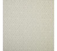 Kt KILOtela - Tela Tapicería Jacquard, Algodón Reciclado 20% GRS, Tapizar Sillas, Cojines, Sofá, Bolsos, Resistente, 100 cm Largo x 280 cm Ancho, Geométrico, Triángulos, Gris - 1 metro