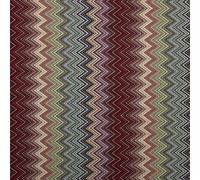 Kt KILOtela - Tela Tapicería, Jacquard Gobelino, Tapizar Sillas, Cojines, Cabecero, Sofá, Bolsos, Resistente al Desgaste, Costura Creativa, 100 cm Largo x 280 cm Ancho, Zig Zag, Multicolor ─ 1 metro