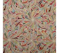 Kt KILOtela - Tela Tapicería, Jacquard Gobelino, Tapizar Sillas, Cojines, Cabecero, Sofá, Bolsos, Resistente al Desgaste, Ancho 280 cm, Largo a Elección de 50 en 50 cm, Abstract, Multicolor