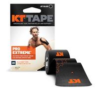 KT TAPE KT Pro Extreme Tape Precut (20 x 25cm) Jet Black 5 Meters Tapes, Adultos Unisex, Negro, 5m