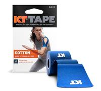 KT TAPE Original, Precortado, 20 Tira, Algodon, Azul